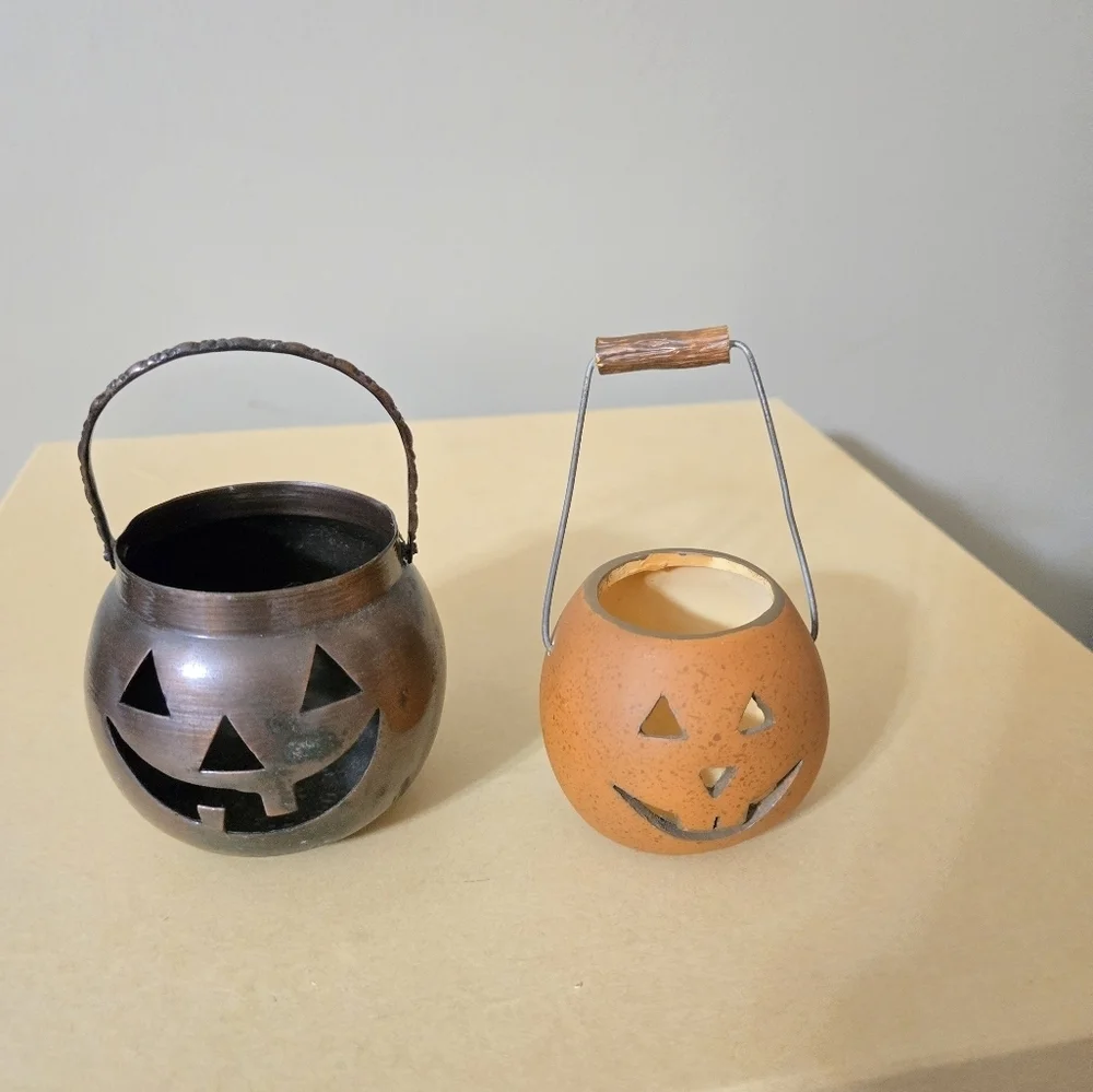 Pumpkin Set - Bronze and Orange